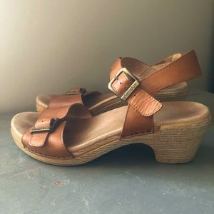 DANSKO Wedge Heeled Sandal size 10